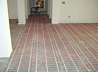 ComfortTile floor heating mats