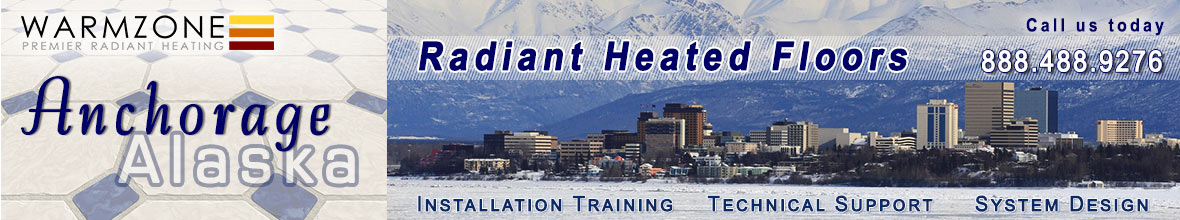Anchorage Alaska radiant floor heating banner